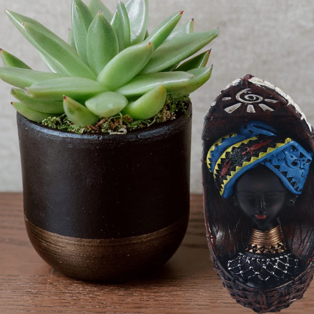 1pc Resin Desktop Ornament African Women Decorative Home Car Holiday Decoration Showcase Bedroom Table Wedding Accessory Brown
1pc Resin Desktop Ornament African Women Decorative Home Car Holiday Decoration Showcase Bedroom Table Wedding Accessory Brown