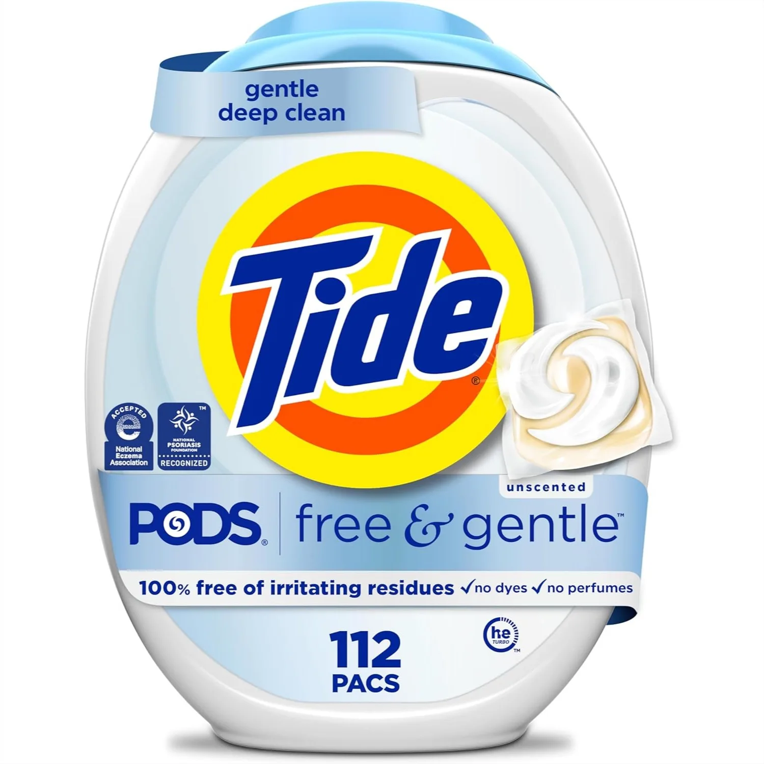 Free & Gentle Laundry Detergent Pacs, 112 Count, Deep Clean for Sensitive Skin, Dye-Free & Perfume-Free
Free & Gentle Laundry Detergent Pacs, 112 Count, Deep Clean for Sensitive Skin, Dye-Free & Perfume-Free