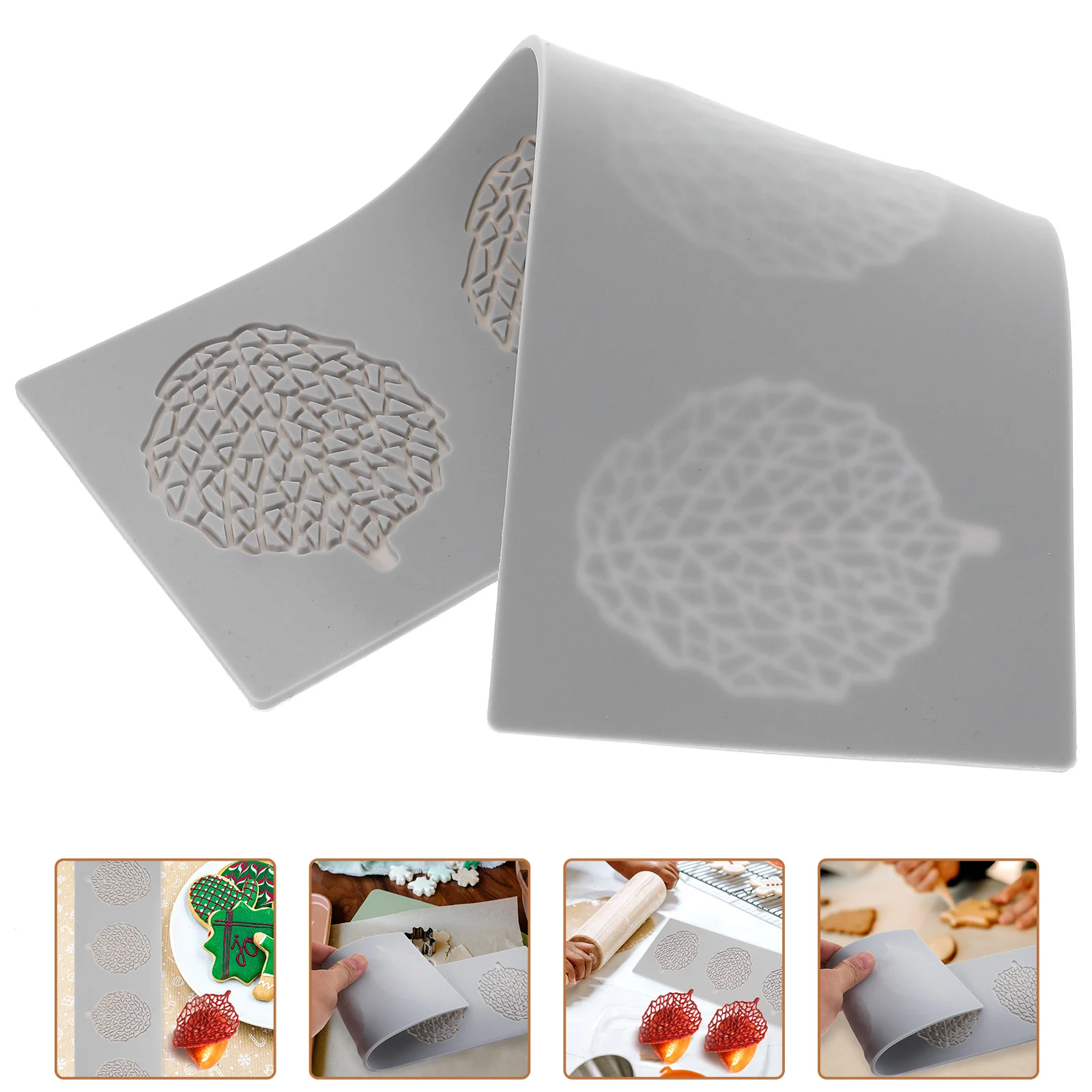Cake Mold Leaf Fondant Silicone Decorative Moulds Decorating Leaves Stencil
Cake Mold Leaf Fondant Silicone Decorative Moulds Decorating Leaves Stencil