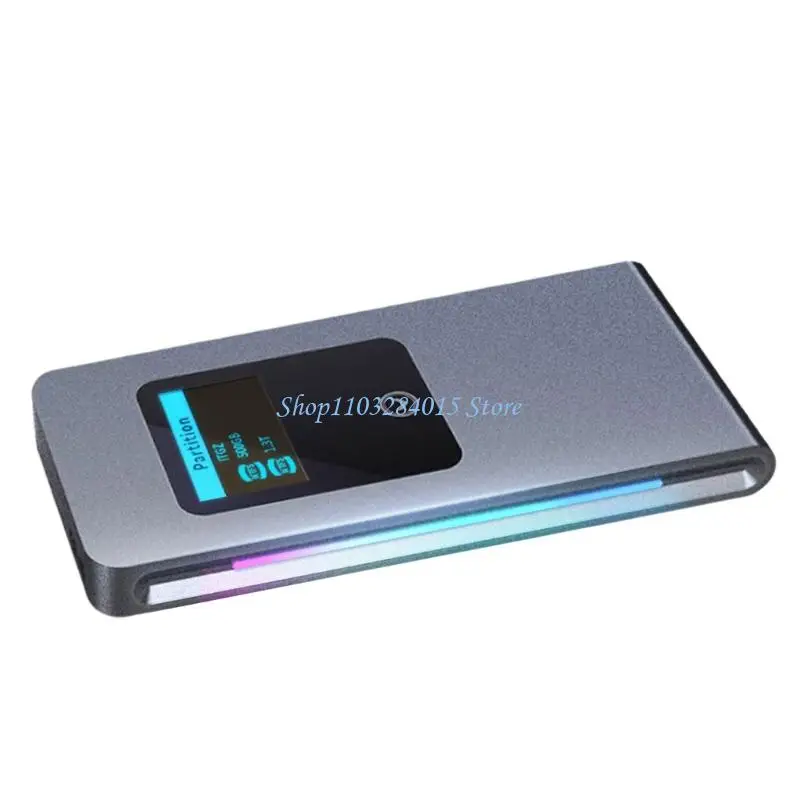 R6FF Innovative Aluminum Alloy M.2 NVMe SSDs Box with 10Gbps USB Interfaces and RGBs Cool Light for Fast Access
R6FF Innovative Aluminum Alloy M.2 NVMe SSDs Box with 10Gbps USB Interfaces and RGBs Cool Light for Fast Access