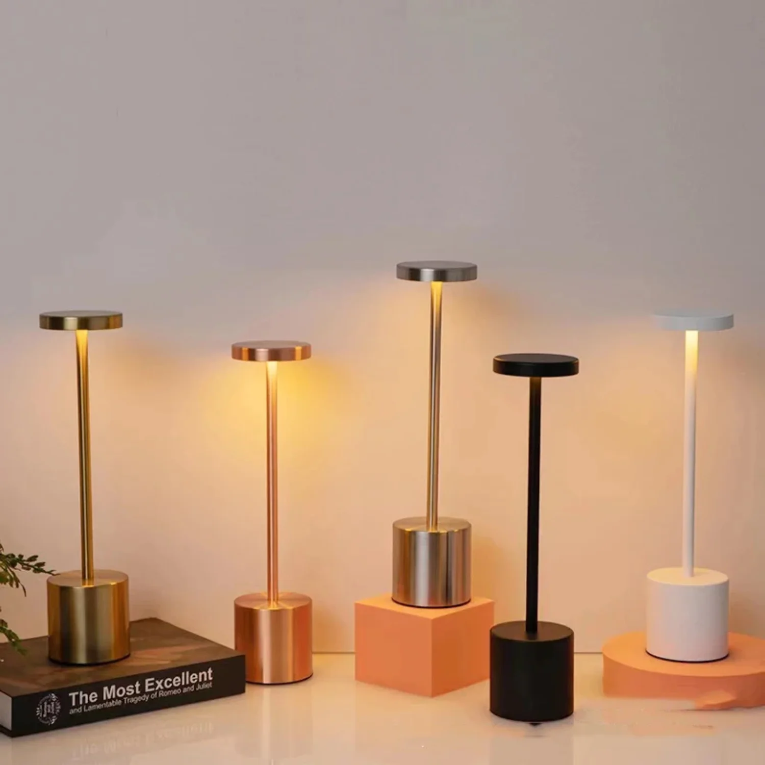 Simple LED Rechargeable Touch Metal Table Lamp Three Colors Bedside Creative Ambient Light Outdoor Decoration Night
Simple LED Rechargeable Touch Metal Table Lamp Three Colors Bedside Creative Ambient Light Outdoor Decoration Night