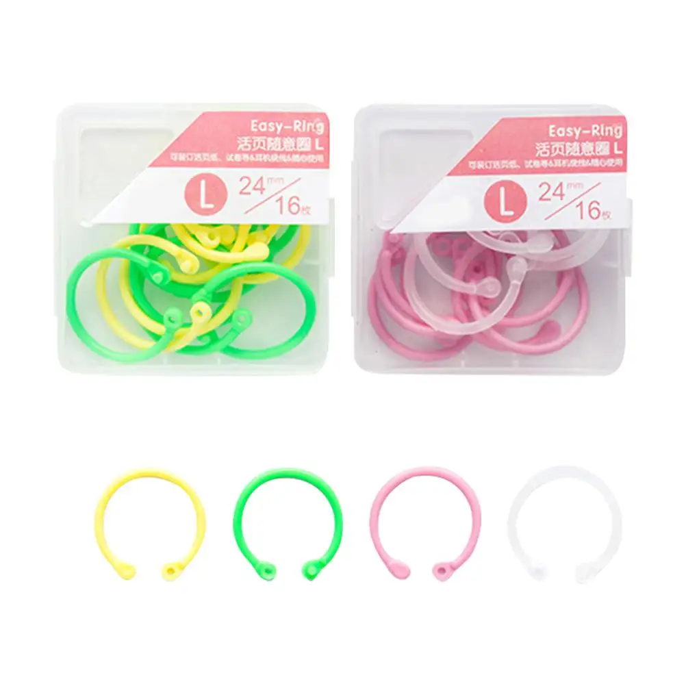32 Pcs Binder Rings Plastic Mini Circles Loose Leaf Storage Home Office School Supplies Book Accessory Household
32 Pcs Binder Rings Plastic Mini Circles Loose Leaf Storage Home Office School Supplies Book Accessory Household