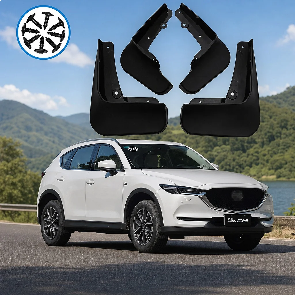 For CX5 2nd Generation KF 2017-2020 Front Rear Wheel Fender Splash Guard Mud Flaps 4pcs
For CX5 2nd Generation KF 2017-2020 Front Rear Wheel Fender Splash Guard Mud Flaps 4pcs