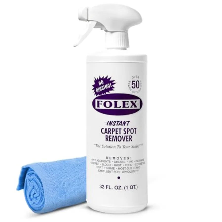 Instant Carpet Spot Remover With Reusable Cleaning Cloth 1 Pack - 32 Fl Oz
Instant Carpet Spot Remover With Reusable Cleaning Cloth 1 Pack - 32 Fl Oz