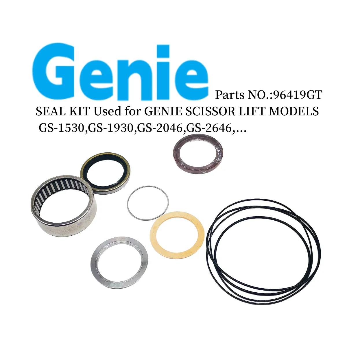 Hydraulic Drive Motor Seal Kit 96419 96419GT for Genie Scissor Lift GS-1530, GS-1930, GS-1932, GS-2032, GS-2046,...
Hydraulic Drive Motor Seal Kit 96419 96419GT for Genie Scissor Lift GS-1530, GS-1930, GS-1932, GS-2032, GS-2046,...
