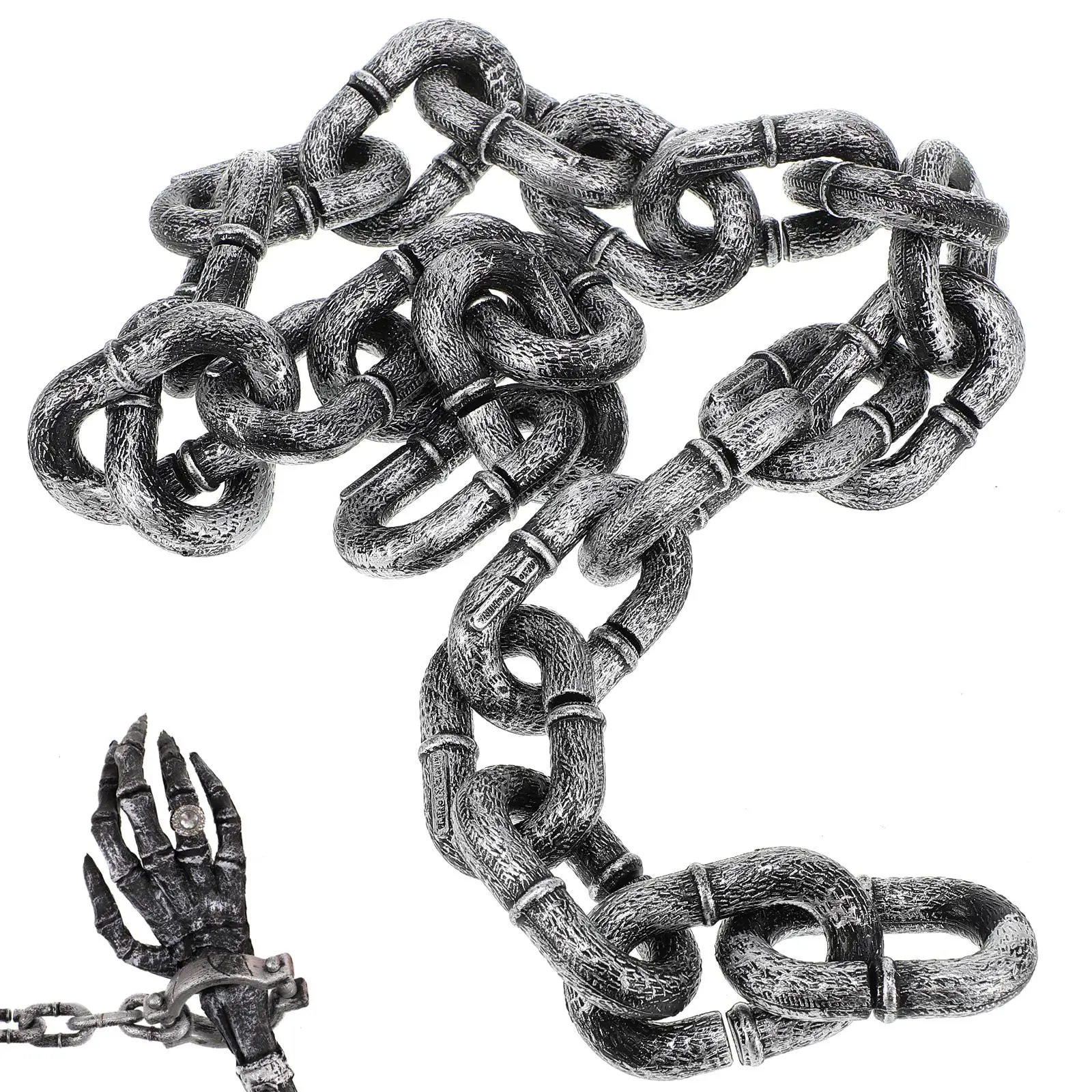 Simulated Iron 1M Lightweight Halloween Decoration Accessories Plastic Chain Props Chain For Halloween Festive Toys
Simulated Iron 1M Lightweight Halloween Decoration Accessories Plastic Chain Props Chain For Halloween Festive Toys