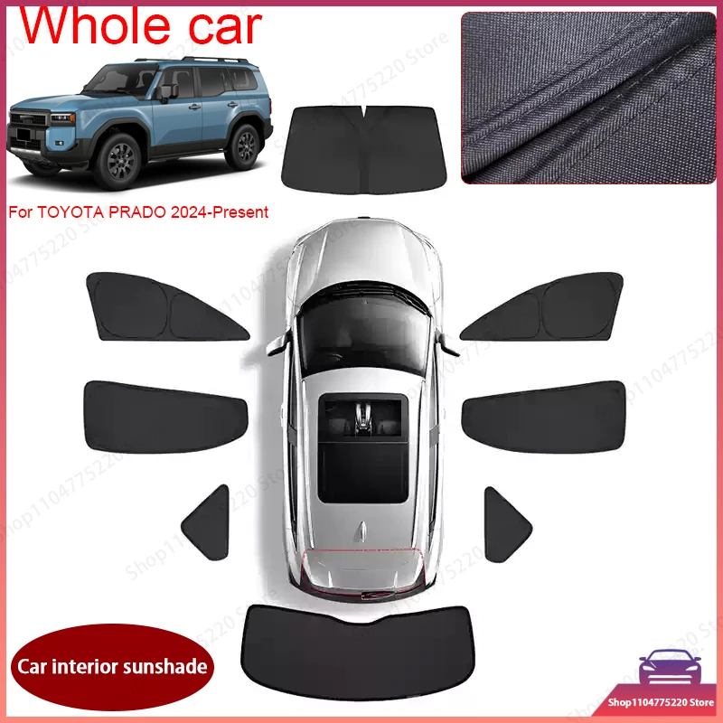 Car Black Windows Privacy Sunshade For Toyota Prado 2010-Present Anti-UV Heat Insulation Protect Cover Auto Interior Accessories
Car Black Windows Privacy Sunshade For Toyota Prado 2010-Present Anti-UV Heat Insulation Protect Cover Auto Interior Accessories