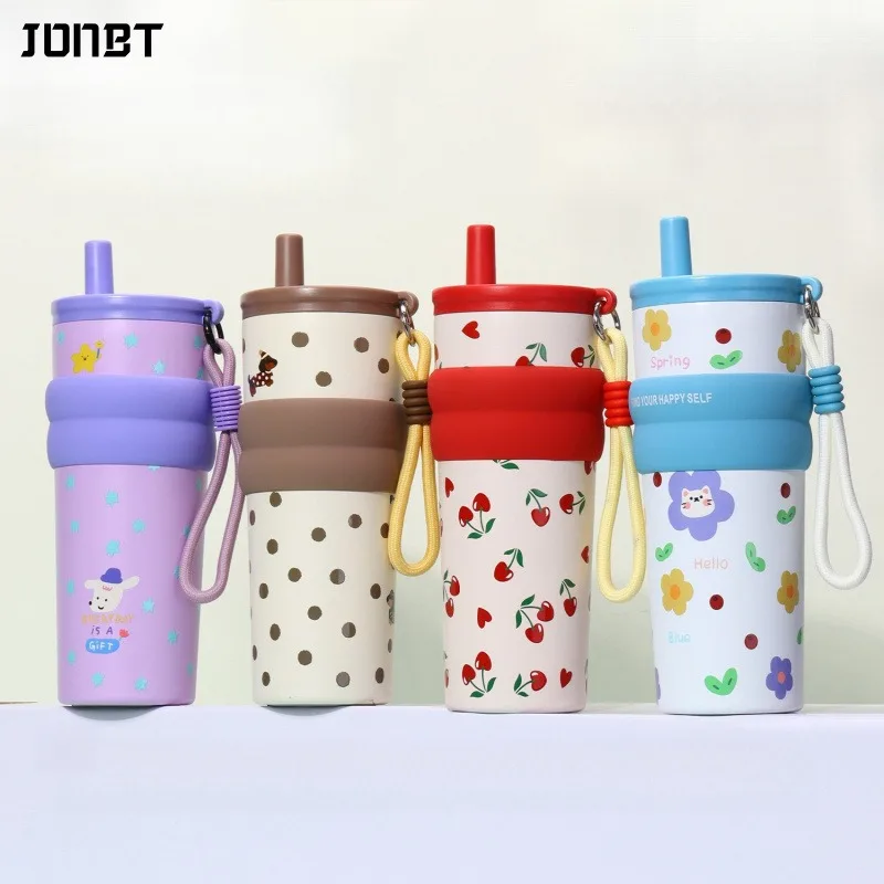 Cute Thermal Water Bottle Drinkware Stainless Steel Straw Insulated Cup Large Capacity Portable Car Ice Coffee Cups Thermal Mug
Cute Thermal Water Bottle Drinkware Stainless Steel Straw Insulated Cup Large Capacity Portable Car Ice Coffee Cups Thermal Mug