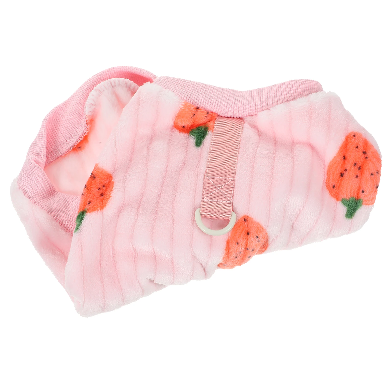 Dog Vest Pet Costume Pink Strawberry Flannel Two Legs Warm Clothes Size L Winter Party Supplies Reusable Adorable Outfit Cosplay
Dog Vest Pet Costume Pink Strawberry Flannel Two Legs Warm Clothes Size L Winter Party Supplies Reusable Adorable Outfit Cosplay