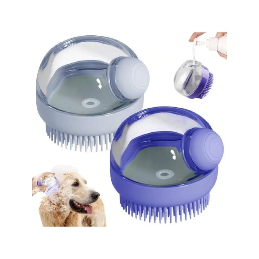 【New Arrival】Pet Bath Brush with Liquid Dispenser Silicone Massage Brush for Dogs Cats Grooming
【New Arrival】Pet Bath Brush with Liquid Dispenser Silicone Massage Brush for Dogs Cats Grooming