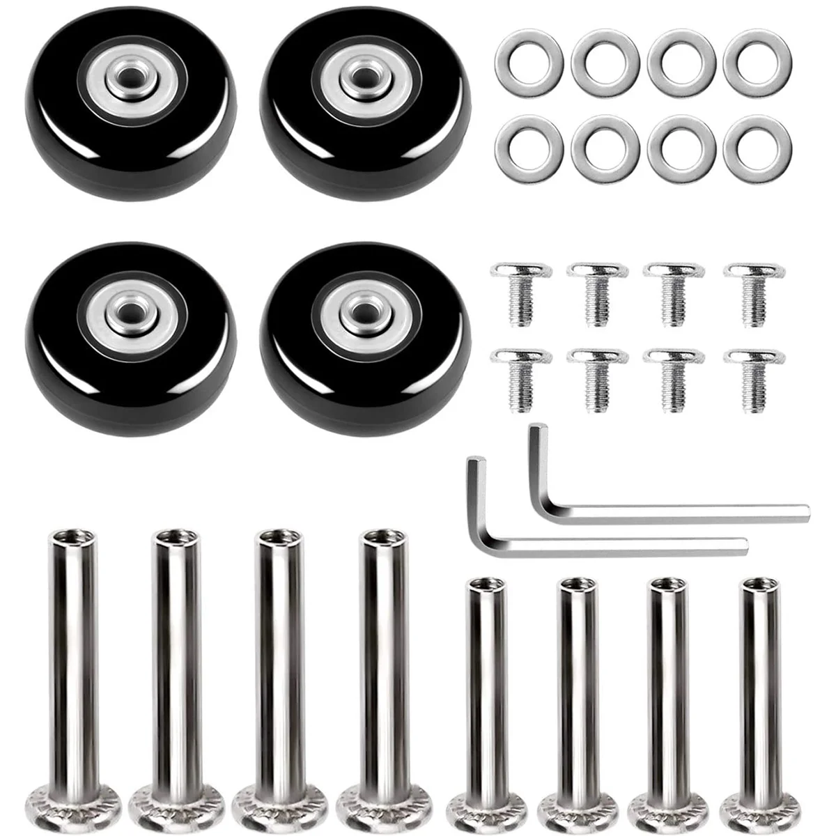 30 Pcs Small Luggage Wheel Accessories Elderly Razor Scooter Replacement Wheels Rubber Repair
30 Pcs Small Luggage Wheel Accessories Elderly Razor Scooter Replacement Wheels Rubber Repair