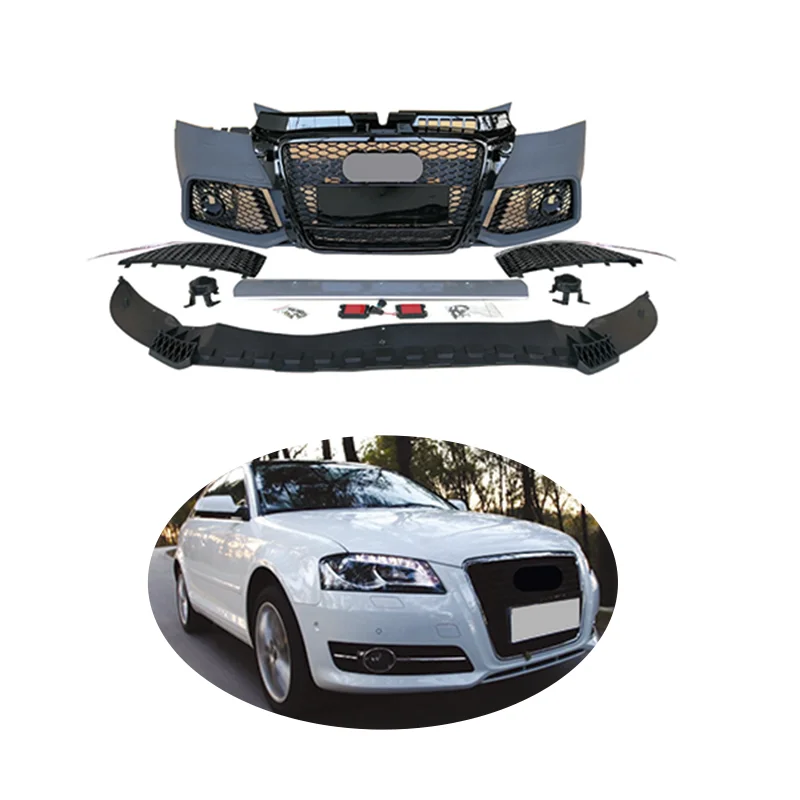 Hot Selling High Quality Body Kit Front Bumper Black ABS Front Beam Latch Upgrade to RS3 for AUDI 2018 2019 2010 2011
Hot Selling High Quality Body Kit Front Bumper Black ABS Front Beam Latch Upgrade to RS3 for AUDI 2018 2019 2010 2011