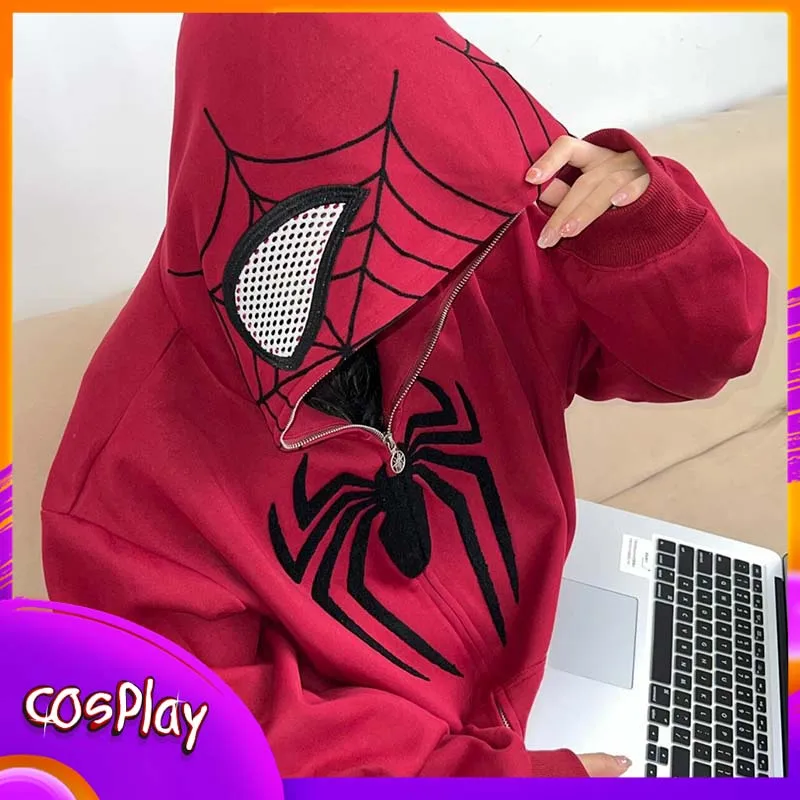 Толстовки для косплея «Человек-паук», повседневная модная толстовка с капюшоном и вышивкой в стиле хип-хоп, топ на молнии, модная одежда для женщин и мужчин, одежда для взрослых, подарок
Толстовки для косплея «Человек-паук», повседневная модная толстовка с капюшоном и вышивкой в стиле хип-хоп, топ на молнии, модная одежда для женщин и мужчин, одежда для взрослых, подарок