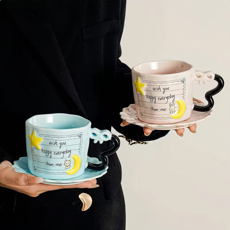 Creative Design Warm Sticky Note Ceramic Mug for Home Milk Breakfast Cup Office Coffee Mug Practical Gift Souvenir
Creative Design Warm Sticky Note Ceramic Mug for Home Milk Breakfast Cup Office Coffee Mug Practical Gift Souvenir