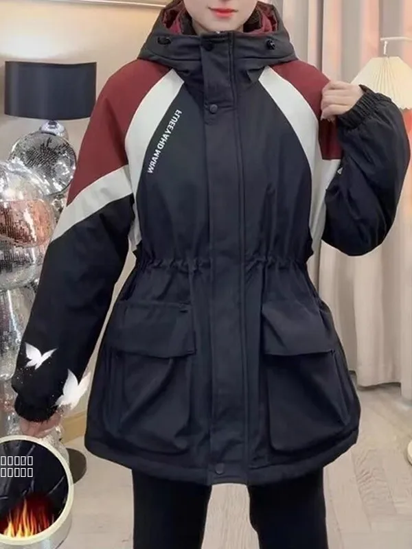 Большие размеры, осенне-зимняя парка с хлопковым наполнителем, женское пальто со свободной талией, корейское повседневное длинное пальто на молнии све
Большие размеры, осенне-зимняя парка с хлопковым наполнителем, женское пальто со свободной талией, корейское повседневное длинное пальто на молнии све