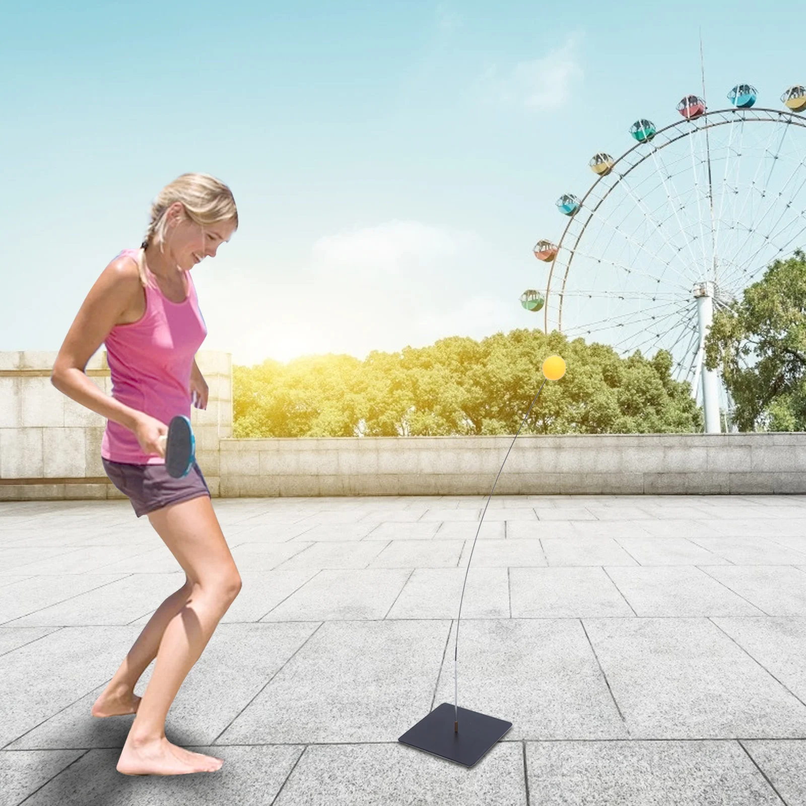 1Set Table Tennis Training Device Durable Elastic Racket with Base Spring Fix Skill Practice Kit Table Tennis Device
1Set Table Tennis Training Device Durable Elastic Racket with Base Spring Fix Skill Practice Kit Table Tennis Device