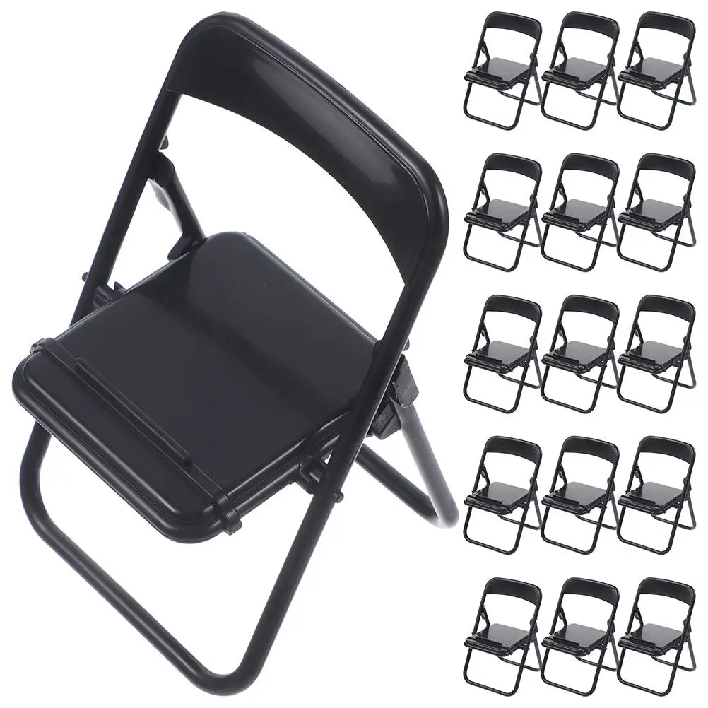 25Pcs Folding Chair Phone Stand Miniature Chairs Portable Tiny Phone Holder for Desk Decor Crafts DIY Projects Small Furniture
25Pcs Folding Chair Phone Stand Miniature Chairs Portable Tiny Phone Holder for Desk Decor Crafts DIY Projects Small Furniture