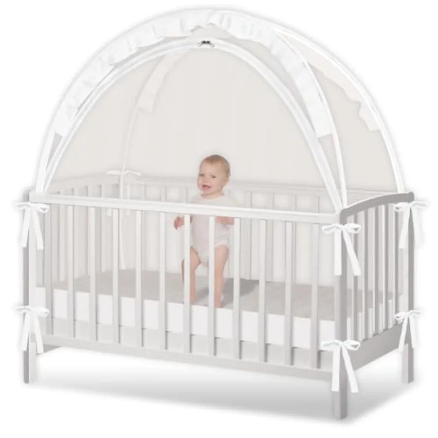 Crib Tent - Crib Net to Keep Baby in, Stop Baby from Climbing Out of Crib, Pop Up Crib Tent with Durable Breathable Net Double
Crib Tent - Crib Net to Keep Baby in, Stop Baby from Climbing Out of Crib, Pop Up Crib Tent with Durable Breathable Net Double