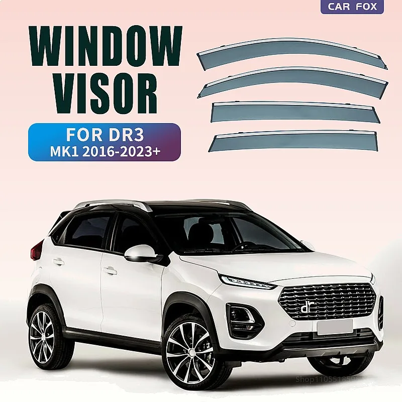 For DR Motor DR3 2016-2023+ Car Window Visor Rain Sun Shade Side Windshield Awning Auto Accessories
For DR Motor DR3 2016-2023+ Car Window Visor Rain Sun Shade Side Windshield Awning Auto Accessories