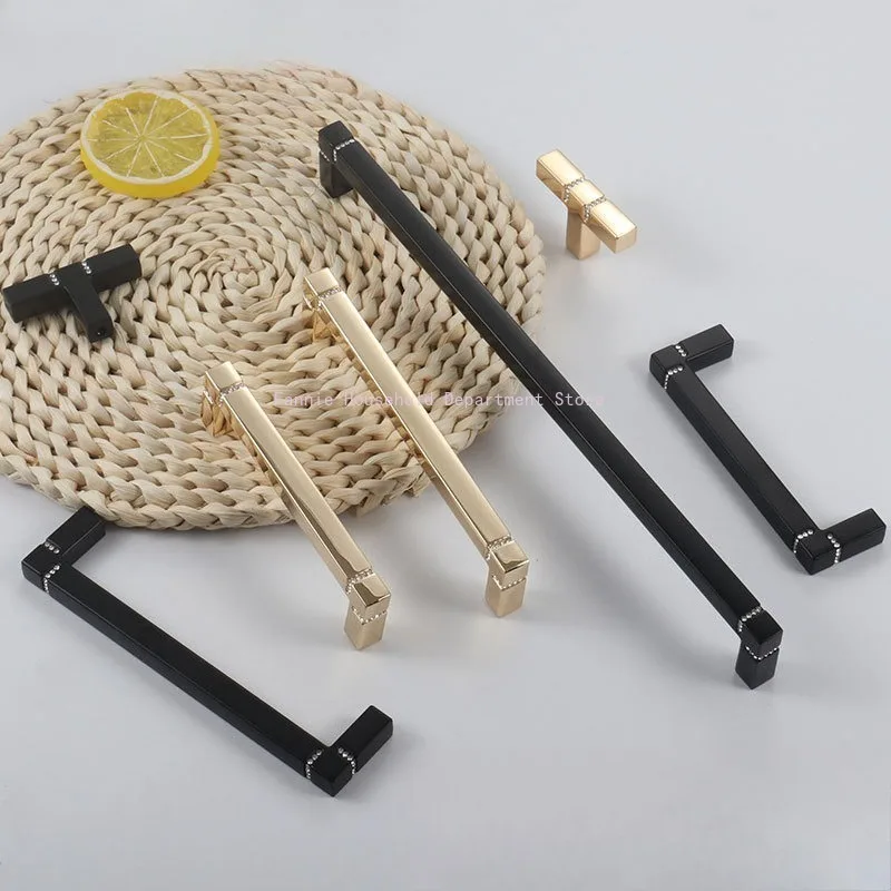 Bright Gold Kitchen Cabinet Handles Light Luxury Home Decor Furniture Hardware Wardrobe Pulls Zinc Alloy Dresser Door Knobs
Bright Gold Kitchen Cabinet Handles Light Luxury Home Decor Furniture Hardware Wardrobe Pulls Zinc Alloy Dresser Door Knobs