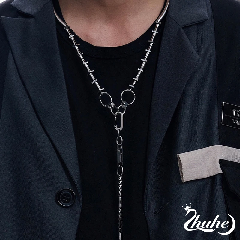ZHUHE Bone Lock Necklace Adjustable Punk-Style Men's And Women's Copper Alloy Jewelry Party Gifts
ZHUHE Bone Lock Necklace Adjustable Punk-Style Men's And Women's Copper Alloy Jewelry Party Gifts