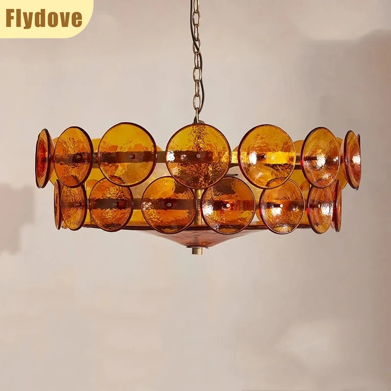 French Retro Brown Glass Living Room Chandelier Designer New High-end Luxury Bedroom Dining Room Decoration Lighting Fixtures
French Retro Brown Glass Living Room Chandelier Designer New High-end Luxury Bedroom Dining Room Decoration Lighting Fixtures