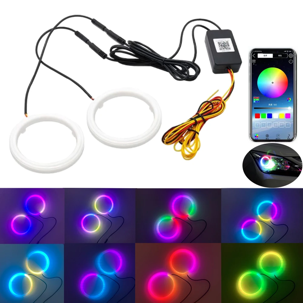 APP Control RGB LED Angel Eyes Contton Light 60 мм 70 мм 80 мм 90 мм Rgb Halo Ring DRL Светодиодные фары 12-24 В для мотоцикла автомобиля 4x4
APP Control RGB LED Angel Eyes Contton Light 60 мм 70 мм 80 мм 90 мм Rgb Halo Ring DRL Светодиодные фары 12-24 В для мотоцикла автомобиля 4x4