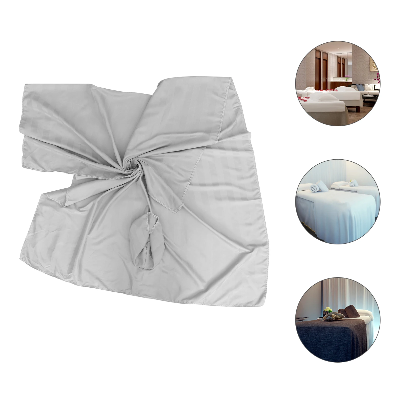 High Quality Polyester Massage Bed Sheet Reusable Washable Spa Beauty Salon Cover Anti Wrinkle Single Person Bedding
High Quality Polyester Massage Bed Sheet Reusable Washable Spa Beauty Salon Cover Anti Wrinkle Single Person Bedding