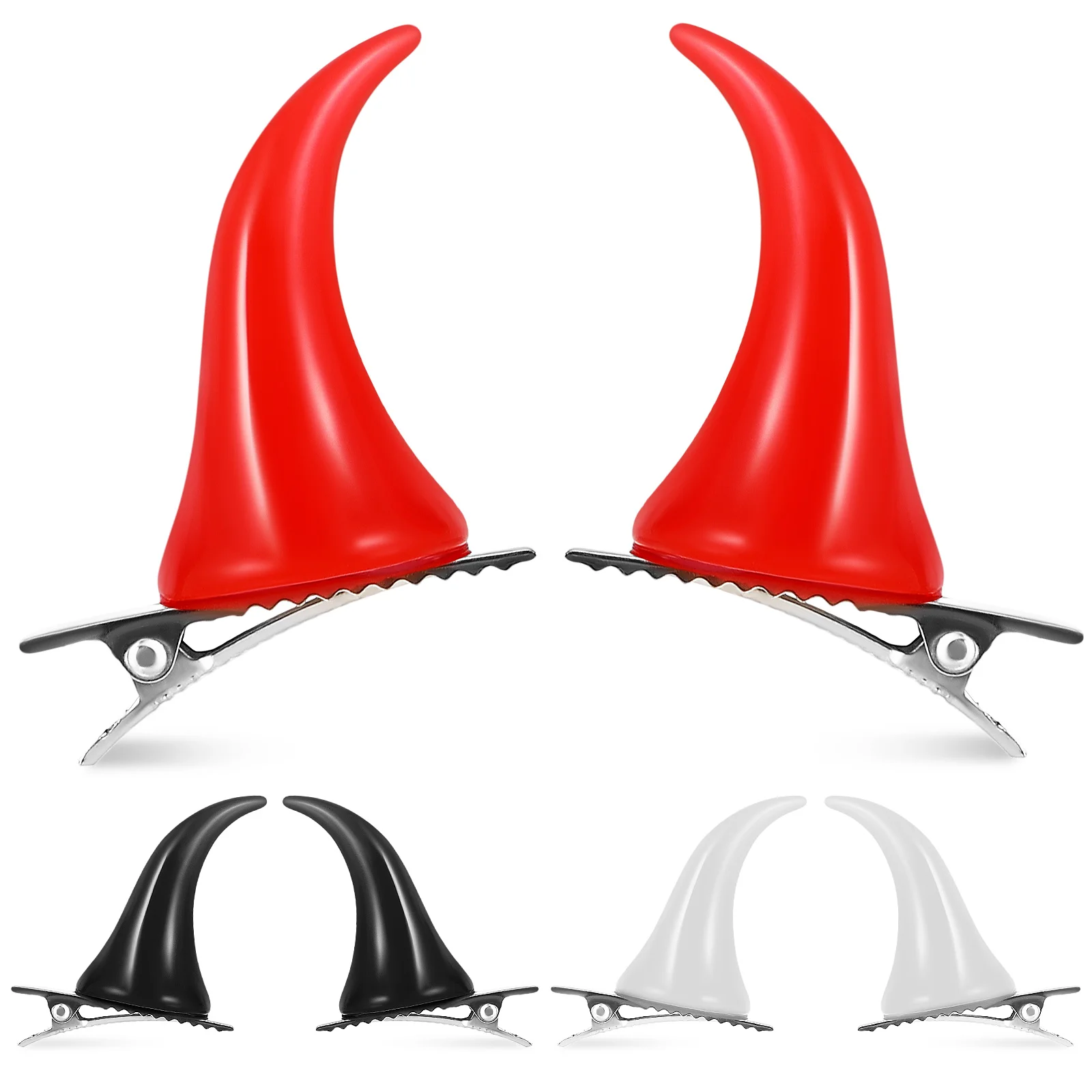 6 Pcs Horn Hair Clips Resin Craft Halloween Party Accessories Secure Grip Lightweight Stylish Demon Headwear
6 Pcs Horn Hair Clips Resin Craft Halloween Party Accessories Secure Grip Lightweight Stylish Demon Headwear