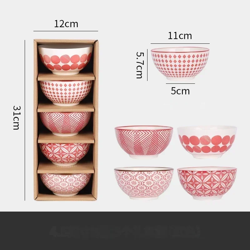 :Beautiful Rice Bowl Household Ceramic Small Soup Bowl Creative Retro Tableware Rice Bowl Gift Box Set
:Beautiful Rice Bowl Household Ceramic Small Soup Bowl Creative Retro Tableware Rice Bowl Gift Box Set