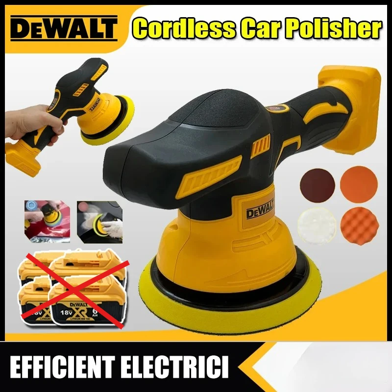 Беспроводная полировальная машинка Dewalt с цифровым дисплеем, 8 режимов, электрическая полировальная машина для авто, инструмент для воскования и полировки автомобилей
Беспроводная полировальная машинка Dewalt с цифровым дисплеем, 8 режимов, электрическая полировальная машина для авто, инструмент для воскования и полировки автомобилей
