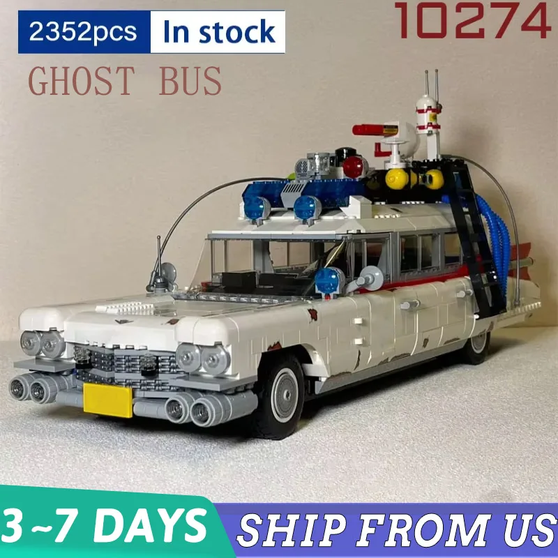 2352 шт. IDEAS Ghostbuster, строительные блоки, модель автомобиля Moc 10274, кирпичи для детей, игрушки, подарки на Хэллоуин, Рождество
2352 шт. IDEAS Ghostbuster, строительные блоки, модель автомобиля Moc 10274, кирпичи для детей, игрушки, подарки на Хэллоуин, Рождество