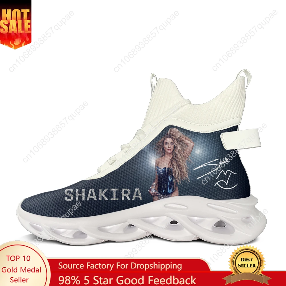 Shakira High Top Flats Sneakers Pop Music Singer Men Women Sports Running Shoes Sneaker Lace Up Mesh Footwear Custom Shoe
Shakira High Top Flats Sneakers Pop Music Singer Men Women Sports Running Shoes Sneaker Lace Up Mesh Footwear Custom Shoe