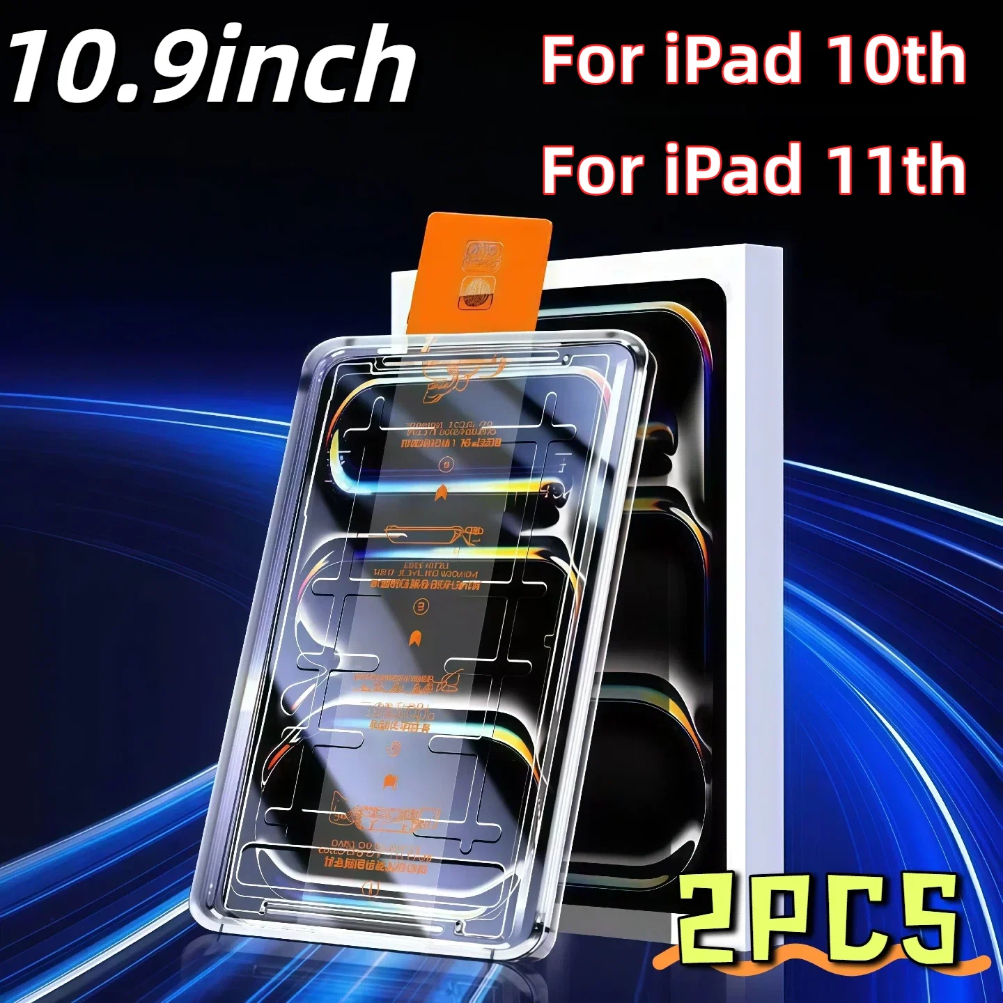 2PCS Tempered Glass Screen Protector for iPad 10.9inch iPad10th iPad11th 2025 Auto Dust Removal Easy Install Kit
2PCS Tempered Glass Screen Protector for iPad 10.9inch iPad10th iPad11th 2025 Auto Dust Removal Easy Install Kit