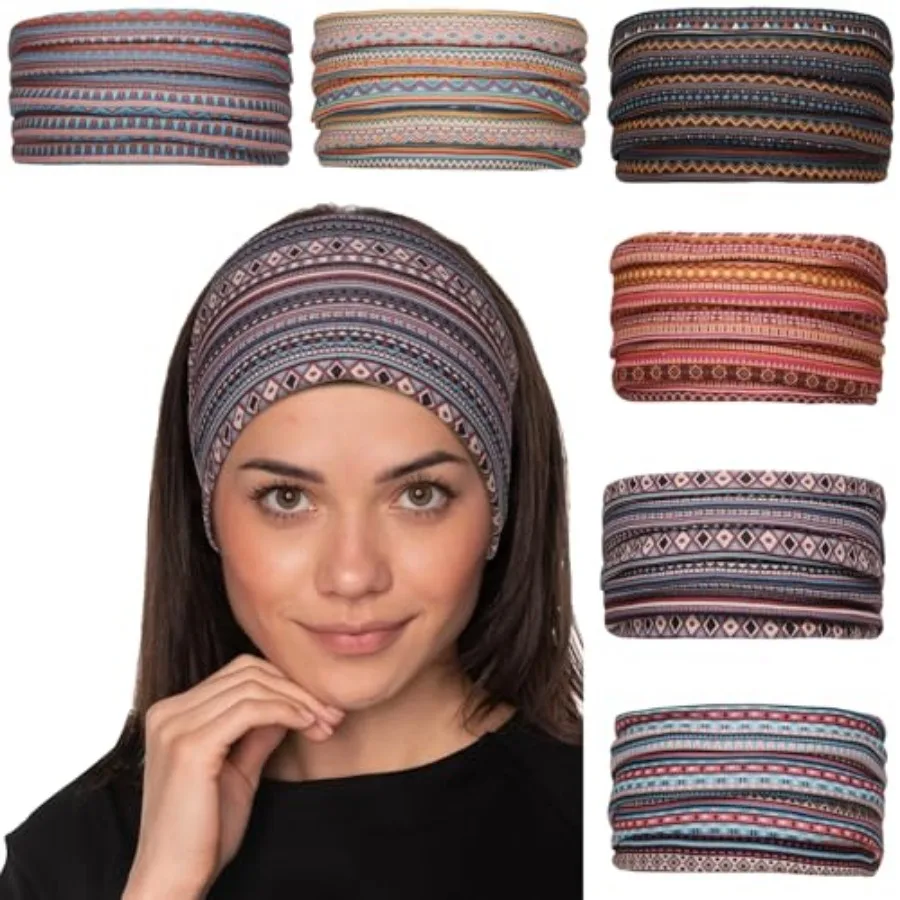 6 Pcs Wide Headbands for Women Non Slip Soft Fabric Hair Wrap Head Bands Elastic Sport Hair Bands for Workout Yoga Running
6 Pcs Wide Headbands for Women Non Slip Soft Fabric Hair Wrap Head Bands Elastic Sport Hair Bands for Workout Yoga Running