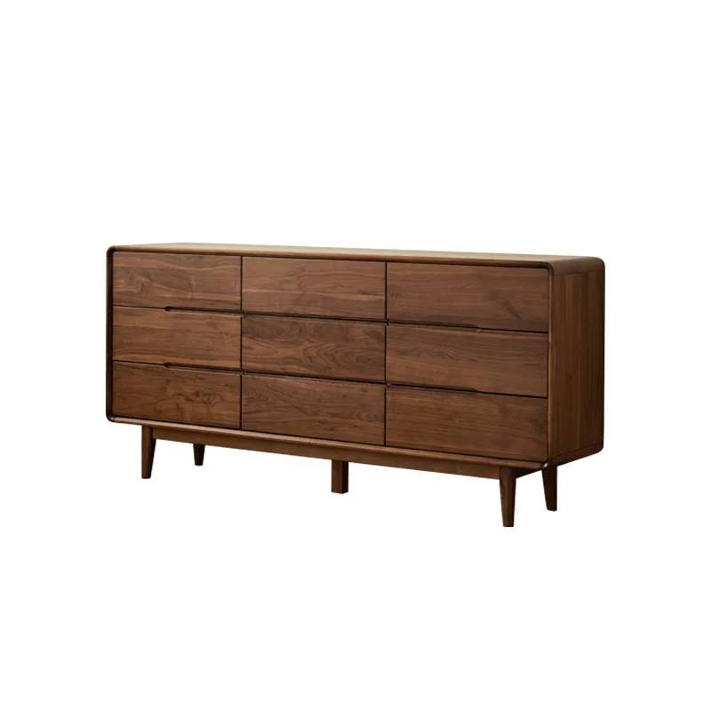 North American black walnut solid wood nine-chest cabinet bedroom living room storage drawer type wall storage chest of drawers
North American black walnut solid wood nine-chest cabinet bedroom living room storage drawer type wall storage chest of drawers