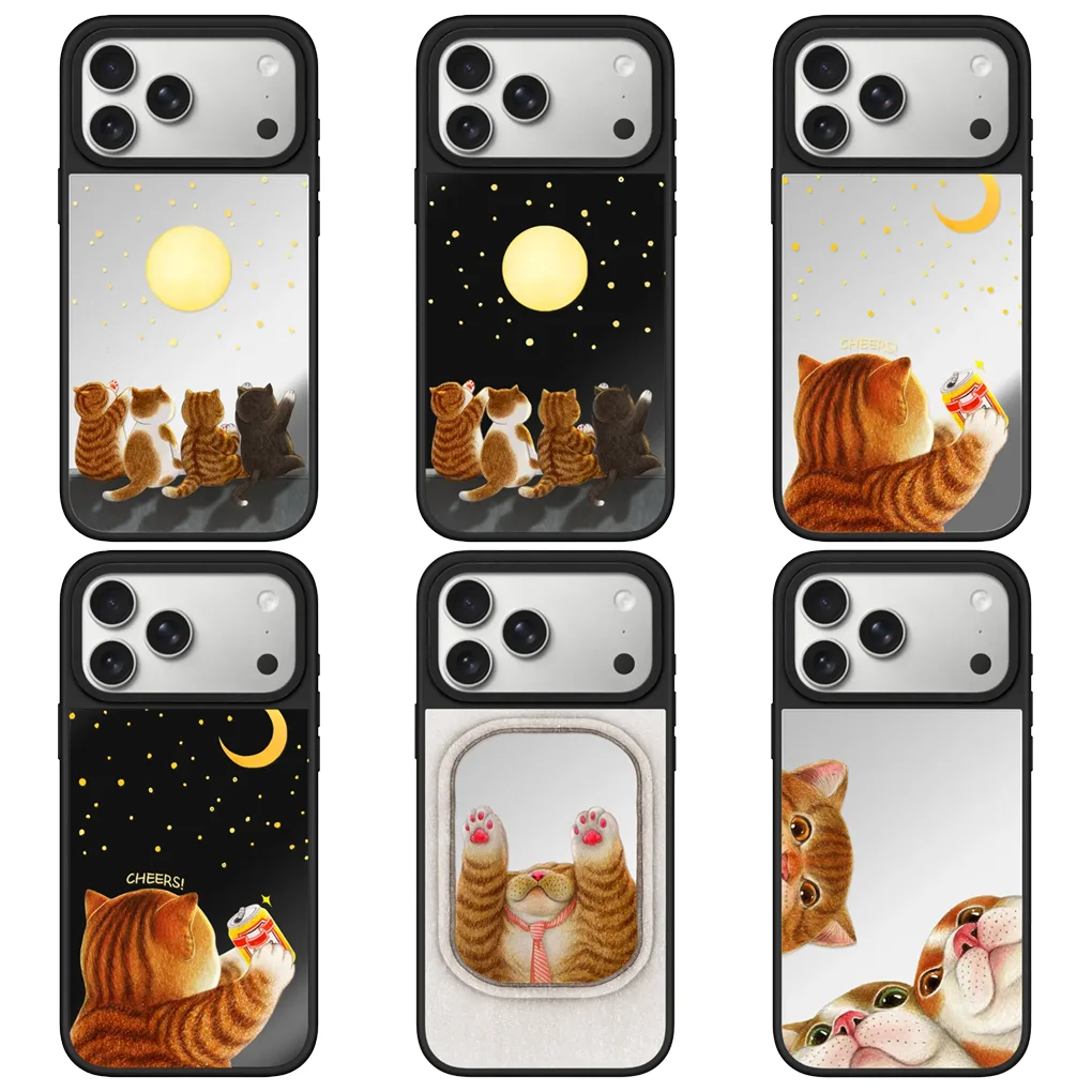 Cat Moon Mirror Surface Magnetic Phone Case Cover for IPhone 12 13 14 15 16 17 Pro Max Case for IPhone 17 Air
Cat Moon Mirror Surface Magnetic Phone Case Cover for IPhone 12 13 14 15 16 17 Pro Max Case for IPhone 17 Air