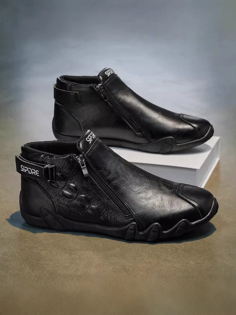 Men's Casual Work Shoes Oil Resistant Non-Slip Wear-Resistant Chef Shoes for Working And Employing Black Leisure Work Shoes
Men's Casual Work Shoes Oil Resistant Non-Slip Wear-Resistant Chef Shoes for Working And Employing Black Leisure Work Shoes