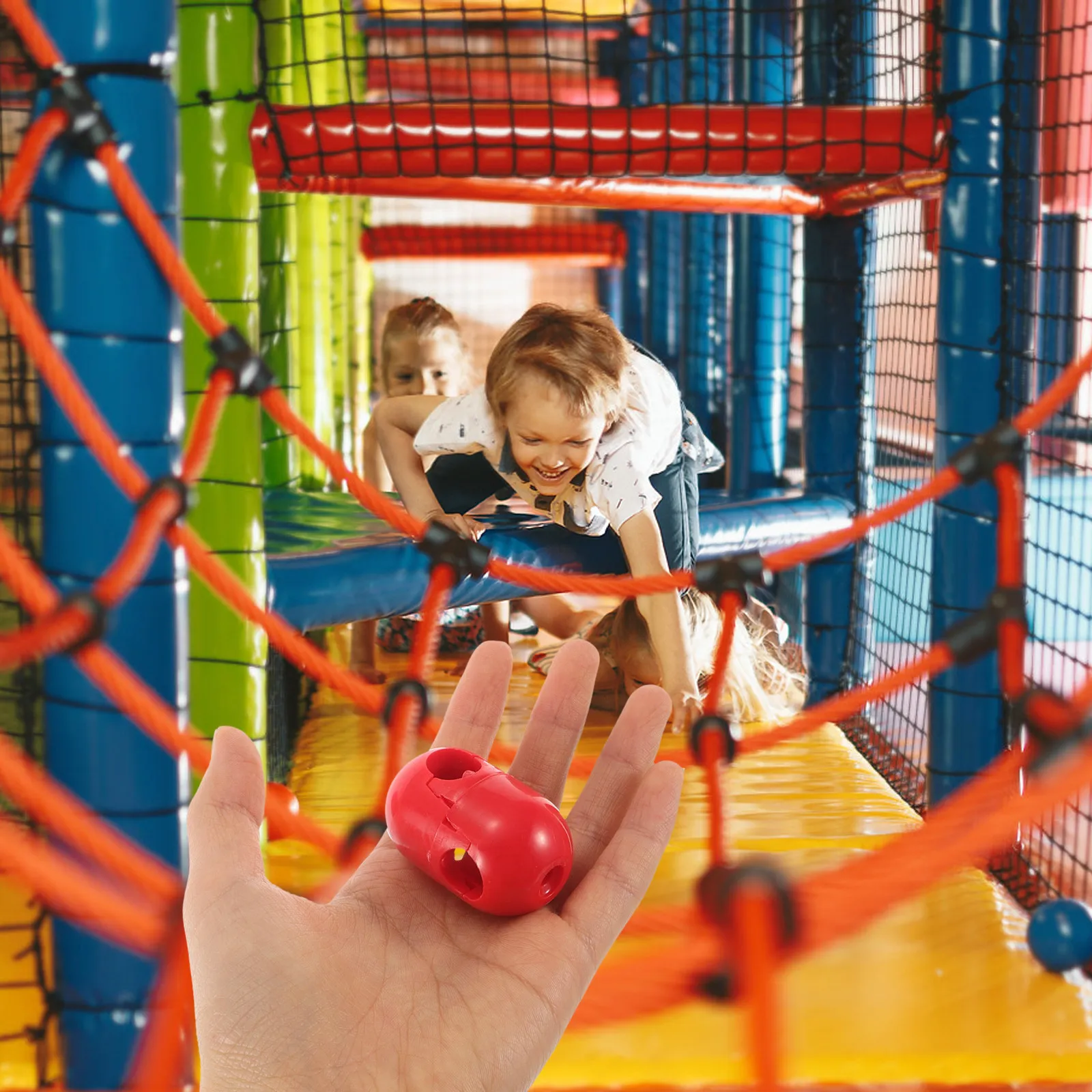 10Pcs Playground Cargo Net Buckles Climbing Rope Ladder Connectors for Kids Outdoor Climbing Equipment Safety Playground Handles
10Pcs Playground Cargo Net Buckles Climbing Rope Ladder Connectors for Kids Outdoor Climbing Equipment Safety Playground Handles