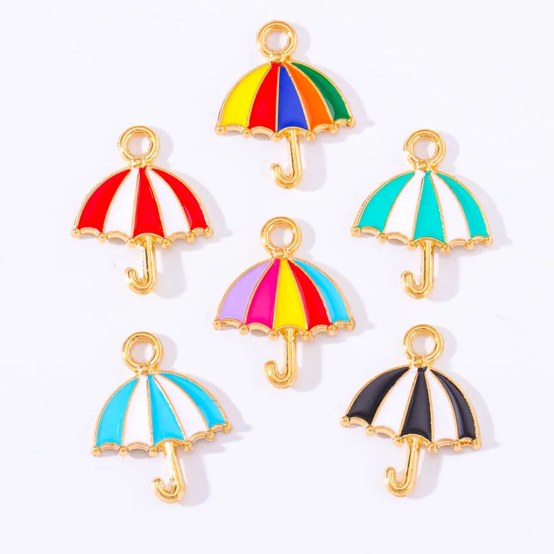 20Pcs 15*19mm Rainbow Umbrella Enamel Pendants DIY Drip Oil Necklace Bracelet Earrings Accessory Charms Jewelry Making Ornament
20Pcs 15*19mm Rainbow Umbrella Enamel Pendants DIY Drip Oil Necklace Bracelet Earrings Accessory Charms Jewelry Making Ornament