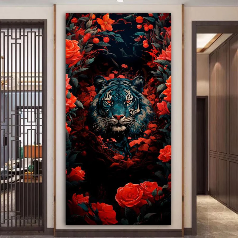 Flower Tiger Large Size Diy Diamond Art Painting Wild Animals Lion Full Mosaic Embroidery Pictures Jewelry Cross Stitch Kits
Flower Tiger Large Size Diy Diamond Art Painting Wild Animals Lion Full Mosaic Embroidery Pictures Jewelry Cross Stitch Kits