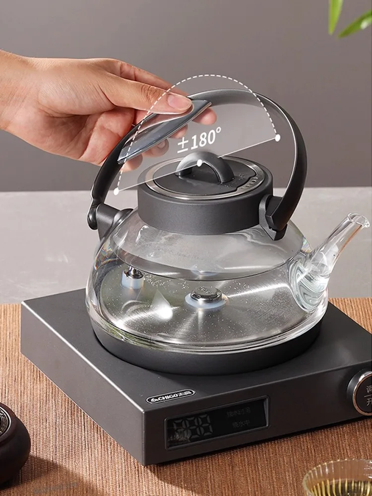 800ml 316Stainless Steel Automatic Smart Tea Stove Maker Electric Kettle Borosilicate Glass Temperature Adjustment 800ml
800ml 316Stainless Steel Automatic Smart Tea Stove Maker Electric Kettle Borosilicate Glass Temperature Adjustment 800ml