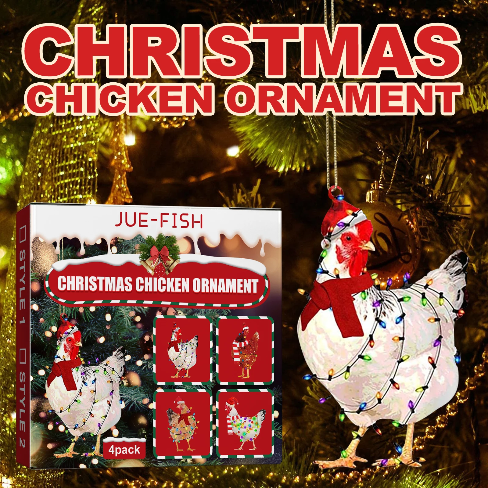 Christmas Scarf Chicken Pendant Set,Home Holiday Party Christmas Tree Atmosphere Decorated Chicken Pendant,Wooden Chicken Toy
Christmas Scarf Chicken Pendant Set,Home Holiday Party Christmas Tree Atmosphere Decorated Chicken Pendant,Wooden Chicken Toy