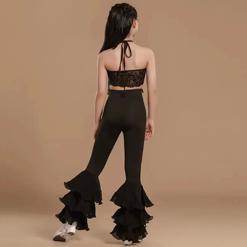 Детские костюмы для латинских танцев для девочек, костюмы с верхом и низом, танцевальная одежда, тренировочные брюки, детский современный комплект трубы в национальном стандарте
Детские костюмы для латинских танцев для девочек, костюмы с верхом и низом, танцевальная одежда, тренировочные брюки, детский современный комплект трубы в национальном стандарте