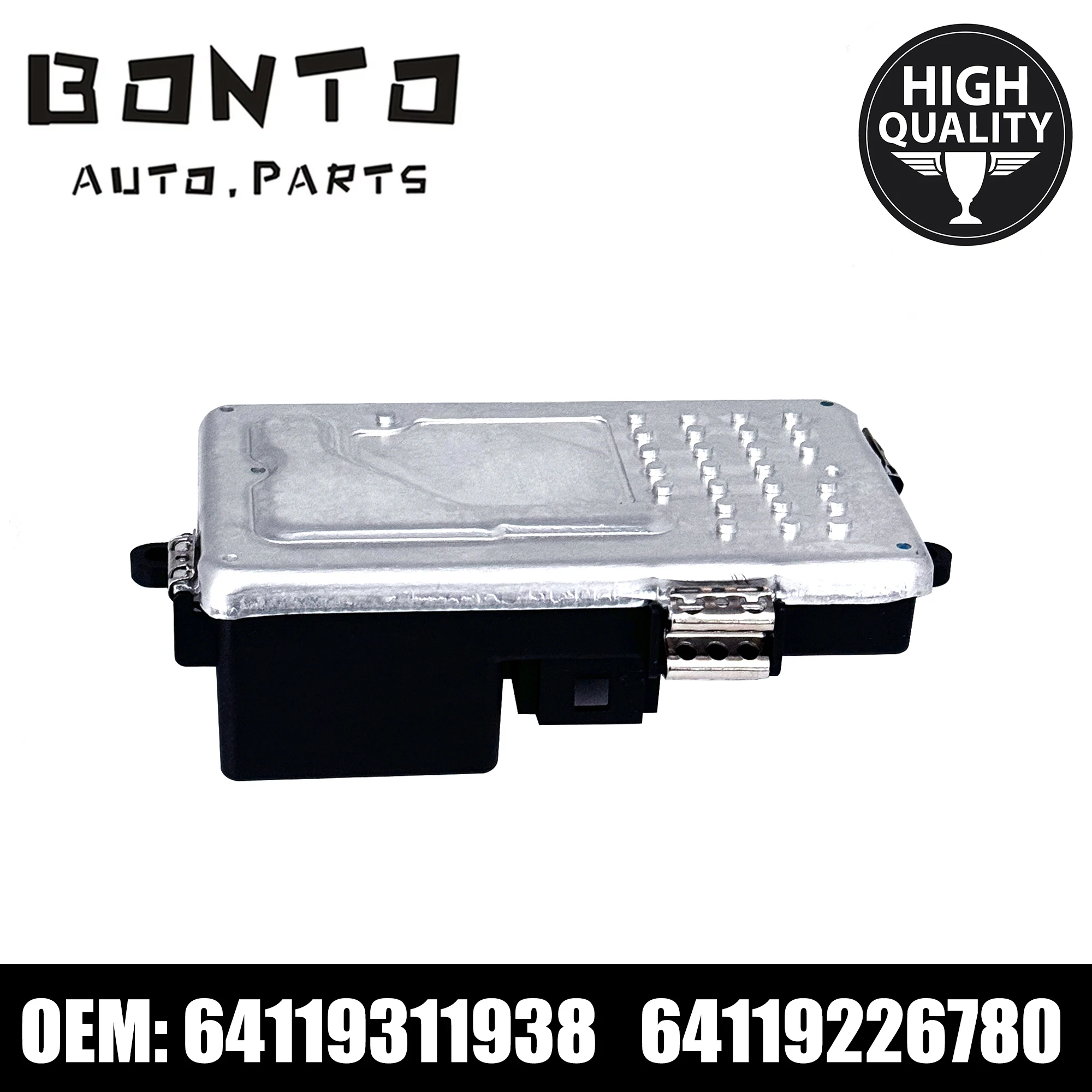 BONTO AC Heater Blower Motor Regulator Resistor for BMW 528i xDrive 640i 760Li Replace 64119226780 64119220847 64119179413
BONTO AC Heater Blower Motor Regulator Resistor for BMW 528i xDrive 640i 760Li Replace 64119226780 64119220847 64119179413