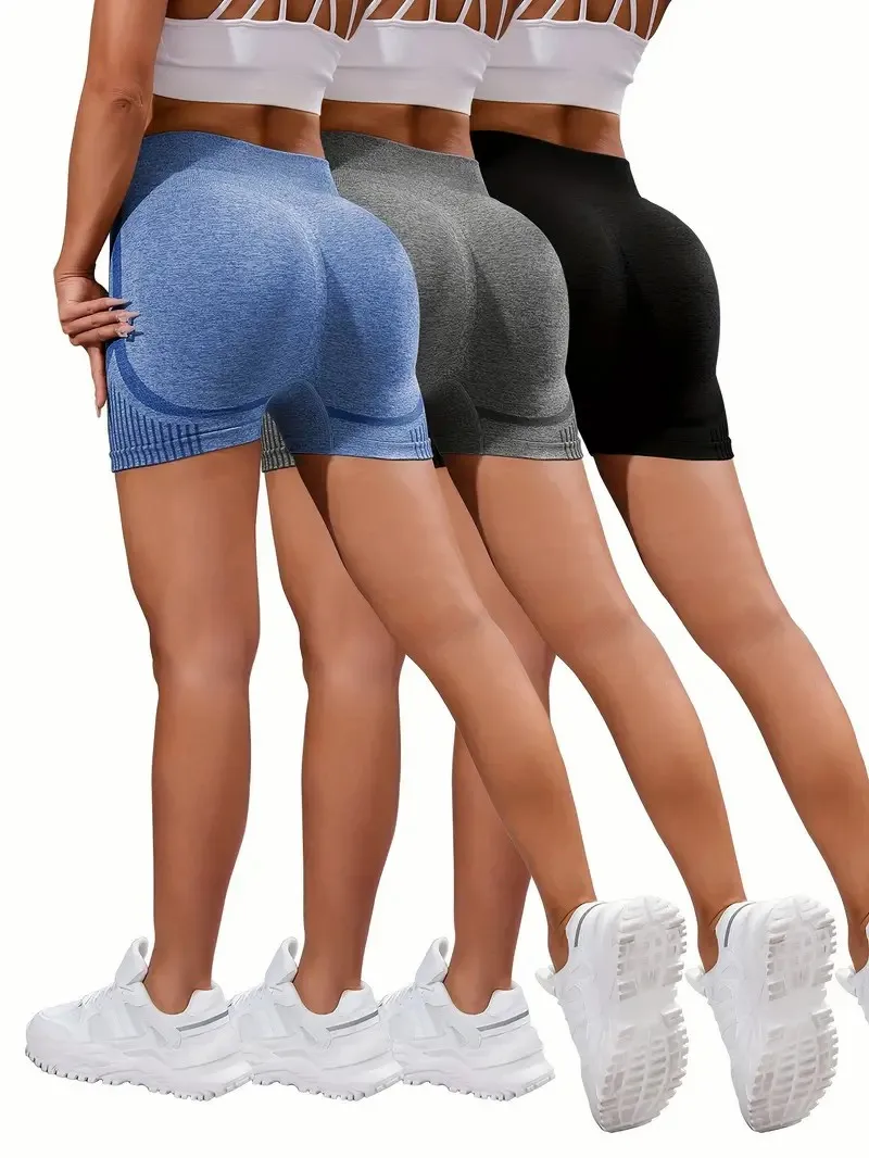 3 Pieces Women Seamless Shorts Yoga Leggings Fitness High Waist Push Up Skinny Quick Dry High Elastic Workout Female Sports
3 Pieces Women Seamless Shorts Yoga Leggings Fitness High Waist Push Up Skinny Quick Dry High Elastic Workout Female Sports