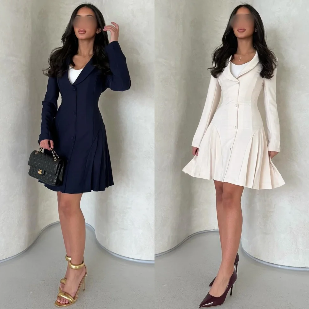 Customized Jersey Button Pleat A-line O-Neck Mini Dresses Bespoke Occasion Casual Simple Chinese Style
Customized Jersey Button Pleat A-line O-Neck Mini Dresses Bespoke Occasion Casual Simple Chinese Style