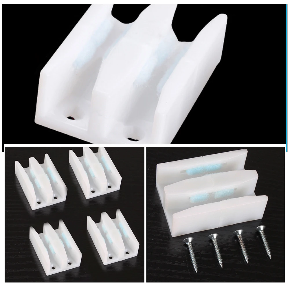 8pcs Sliding Shower Door Bottom Guides Floor Mount Track Replacement Parts Durable Plastic Metal Door Guide For Glass Sliding
8pcs Sliding Shower Door Bottom Guides Floor Mount Track Replacement Parts Durable Plastic Metal Door Guide For Glass Sliding