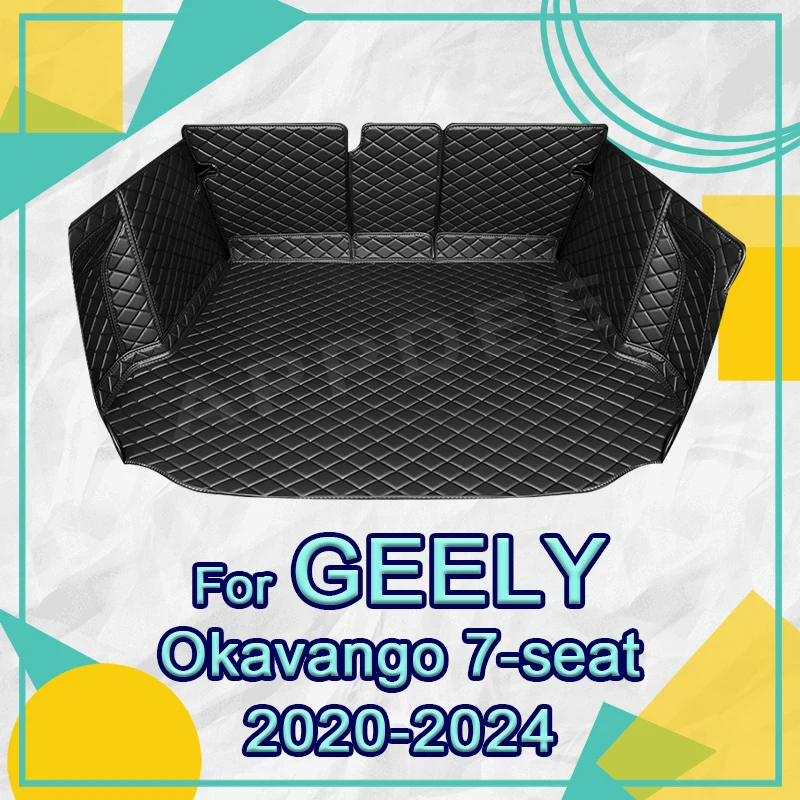 Автоматический коврик в багажник с полным покрытием для GEELY Okavango 7-Seat 2020 2021 2022 2024, чехол для багажника автомобиля, аксессуары для салона грузового багажника
Автоматический коврик в багажник с полным покрытием для GEELY Okavango 7-Seat 2020 2021 2022 2024, чехол для багажника автомобиля, аксессуары для салона грузового багажника