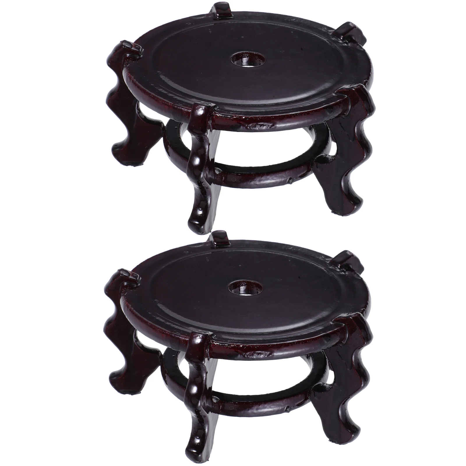 2Pcs Wood Display Base Sturdy Flower Pot Stand Round Vase Base Decor Wooden Statue Pedestal Feng Shui Pot Stand
2Pcs Wood Display Base Sturdy Flower Pot Stand Round Vase Base Decor Wooden Statue Pedestal Feng Shui Pot Stand